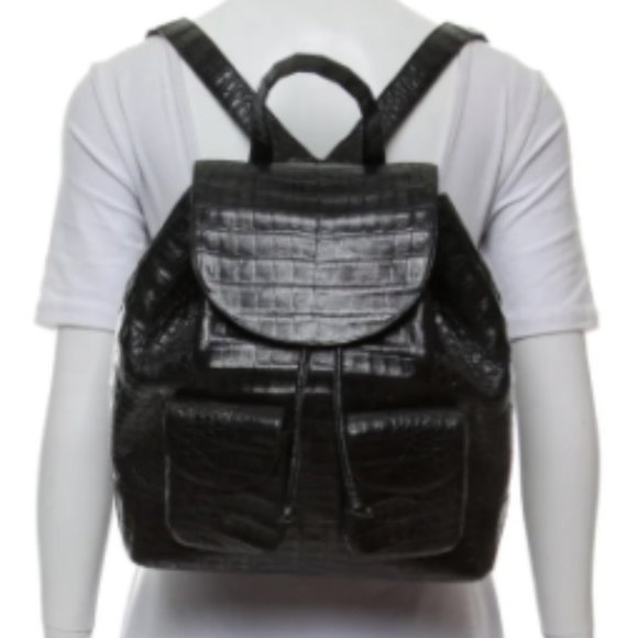 Nancy Gonzalez Crocodile Drawstring Backpack - Picture 3 of 8